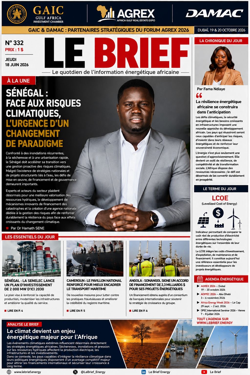 🔴À la UNE LE BRIEF | Jeudi 18 Juin 2026