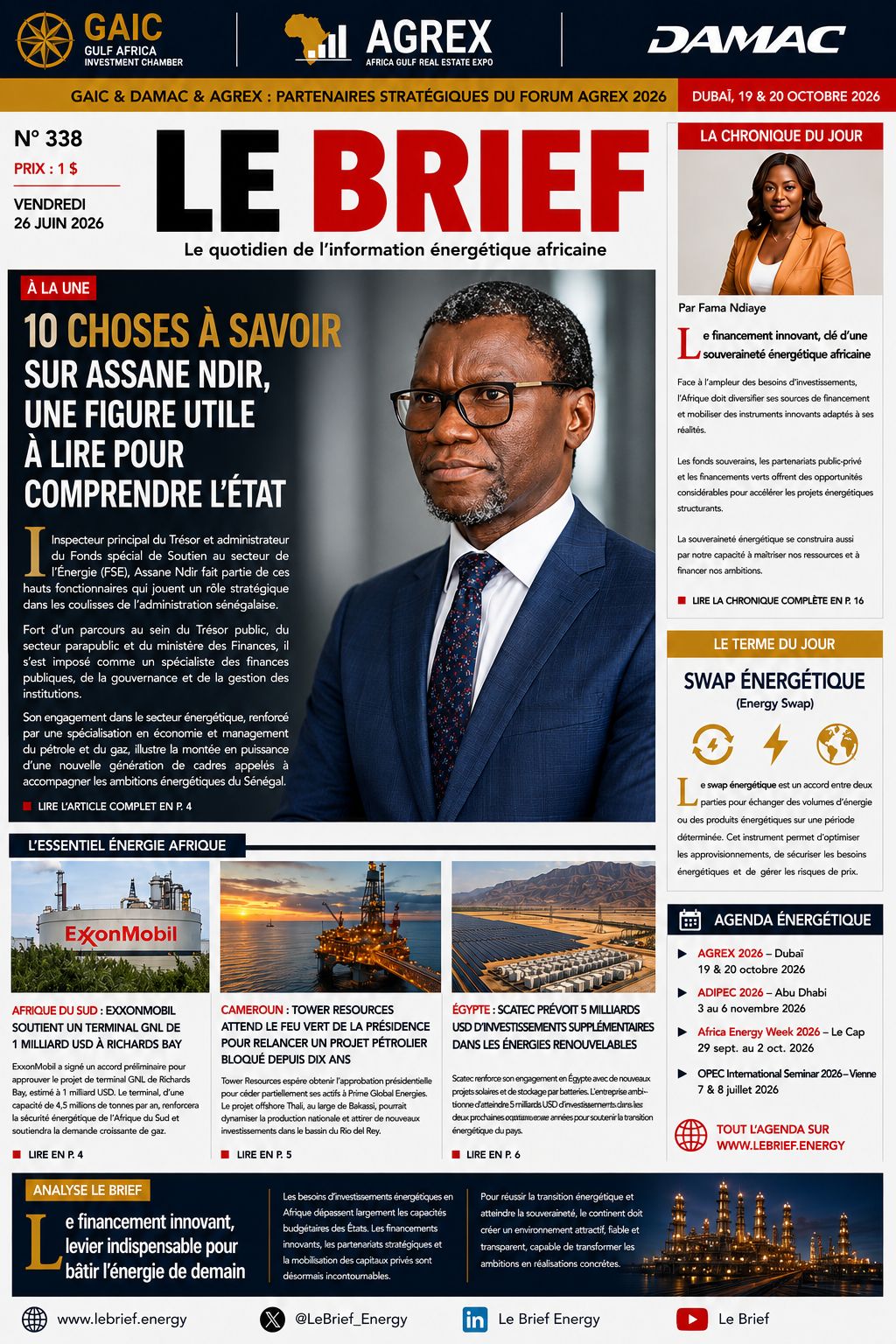 🔴À la UNE LE BRIEF | Vendredi 26 Juin 2026