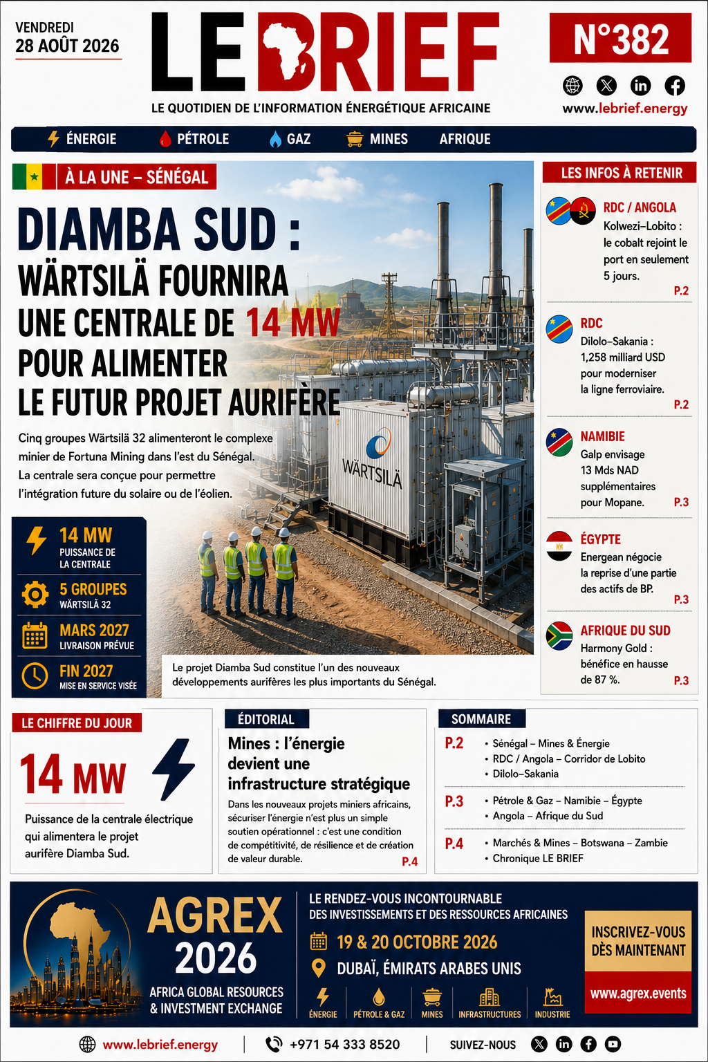 🔴À la UNE LE BRIEF | vendredi 28 Août 2026