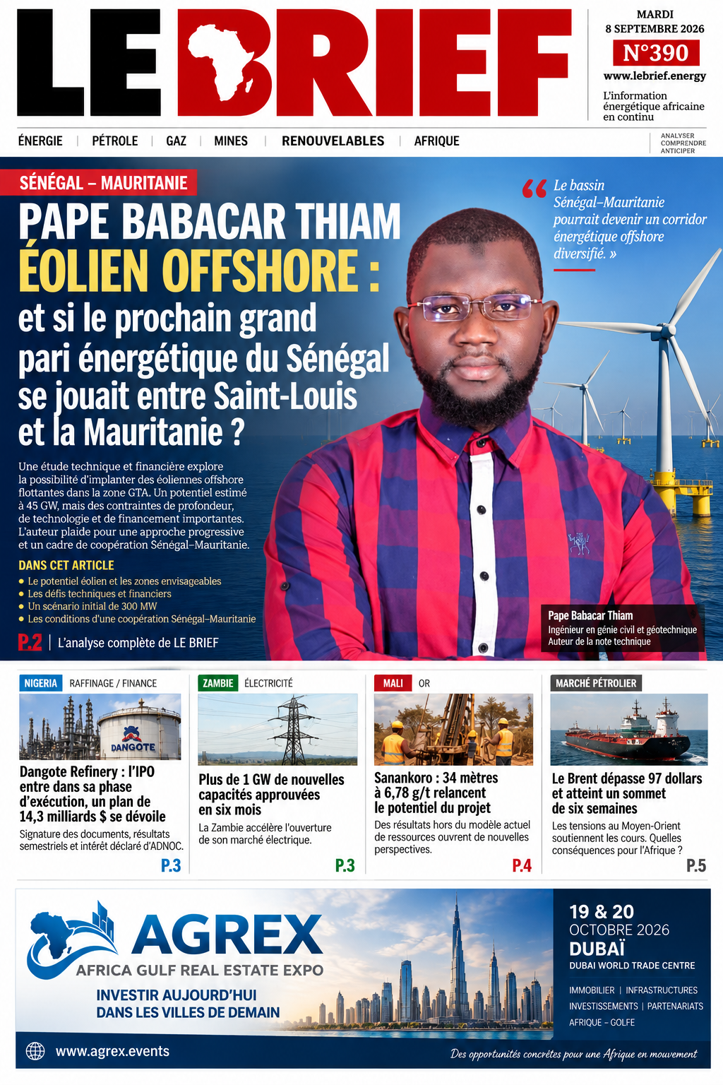 🔴À la UNE LE BRIEF | Mardi 08 Août 2026