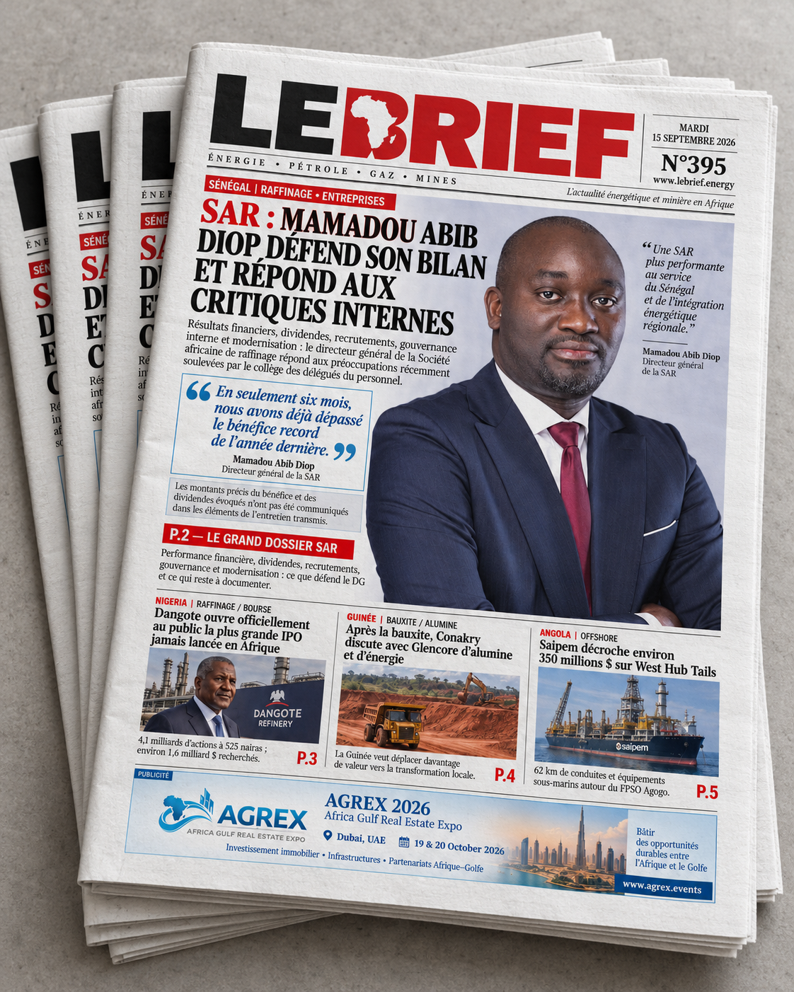 🔴À la UNE LE BRIEF | Mardi 15 Août 2026