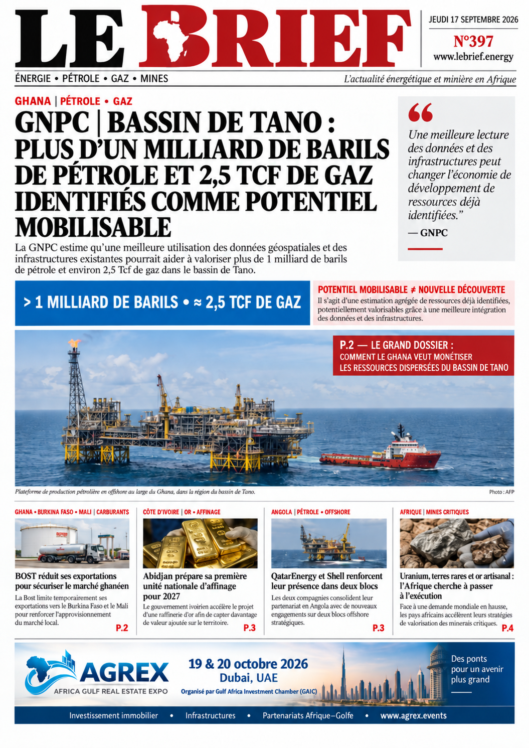 🔴À la UNE LE BRIEF | Jeudi 17 Août 2026