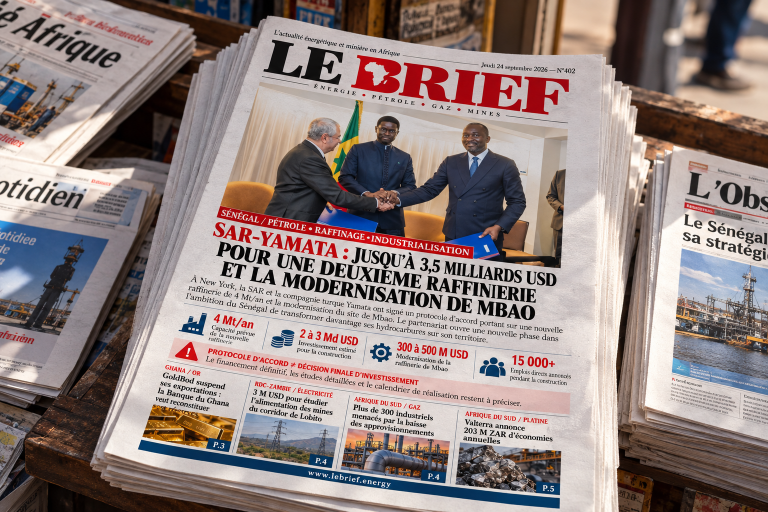 🔴À la UNE LE BRIEF | jeudi 24 Août 2026