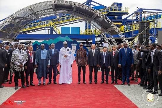 Visite officielle sur les infrastructures de Simandou en Guinée